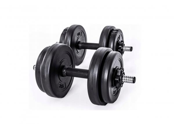 Nakládací činky 2x7,5kg - NOVÉ