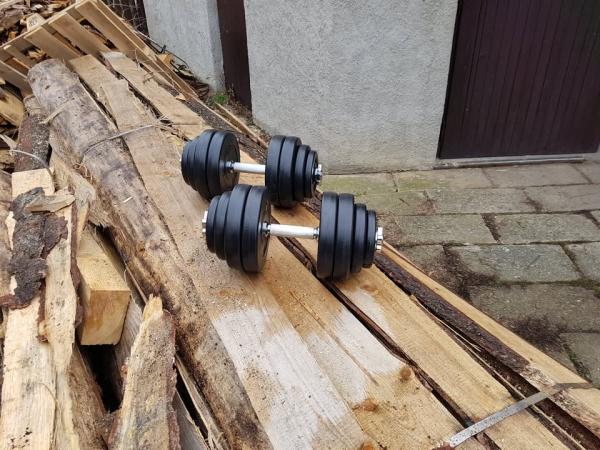 Jednoručky činky 2x14kg za 1490kč