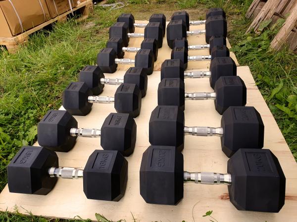 velká sada šestihranných činek - HEXAgonální 290kg