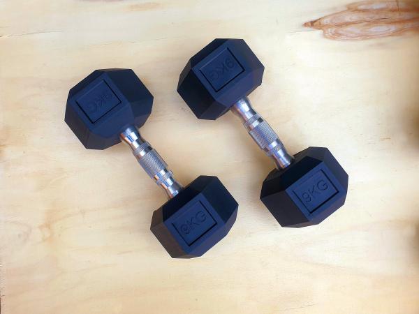 šestihranné činky 2x9kg (NOVÉ) - HEXA