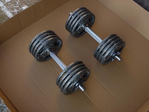 Jednoruky inky 2x12,5kg za 1790,-