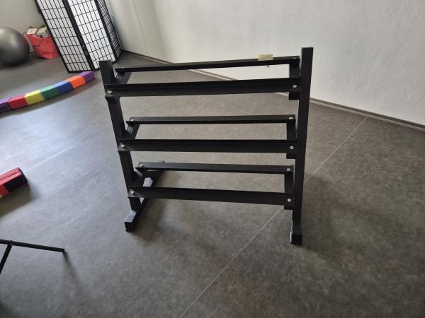 jednoručky činky - HEXA - sada 200kg + STOJAN