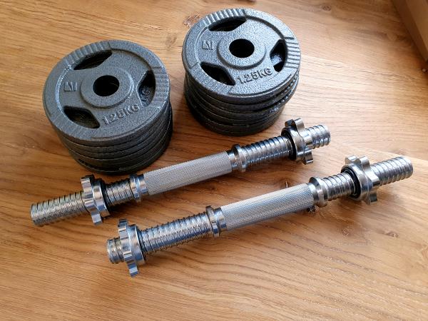 Jednoručky činky 2x10kg za 1490,-