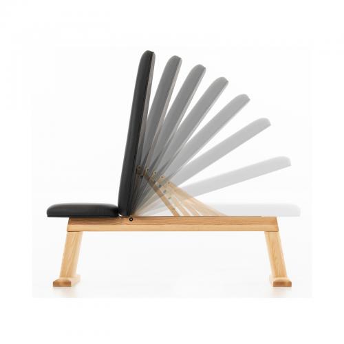 Posilovac� lavice NOHRD dubov� masiv/k��e