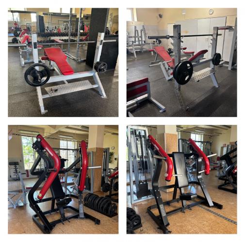 Stroje na prsa + z�da + ramena