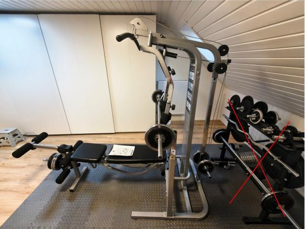 Lavice na posilov�n�, Kettler delta XL, staviteln�, doprava